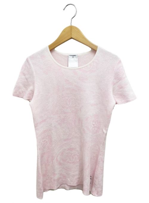 CHANEL（シャネル）CHANEL (シャネル) 半袖ニット ピンク サイズ:36の古着・服飾アイテム
