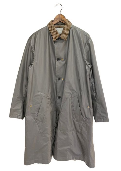 KOLOR（カラー）KOLOR (カラー) PUゴムラミネートコットン グレー×ブラウン サイズ:2の古着・服飾アイテム