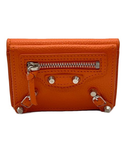BALENCIAGA（バレンシアガ）BALENCIAGA (バレンシアガ) 3つ折り財布 オレンジの古着・服飾アイテム