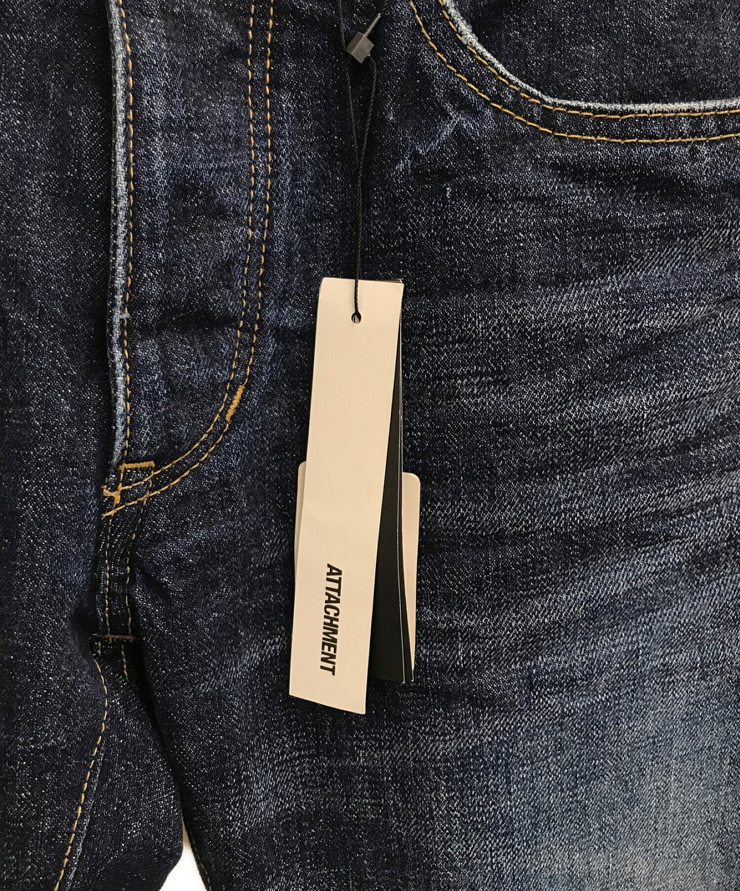 ATTACHMENT (アタッチメント) デニムパンツ インディゴ サイズ:２S 未使用品