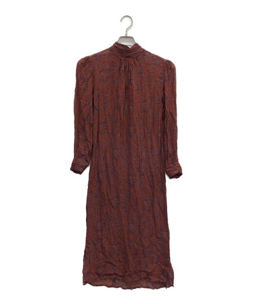 TODAYFUL（トゥデイフル）TODAYFUL (トゥデイフル) ジョーゼットリーフドレス ブラウン サイズ:36の古着・服飾アイテム