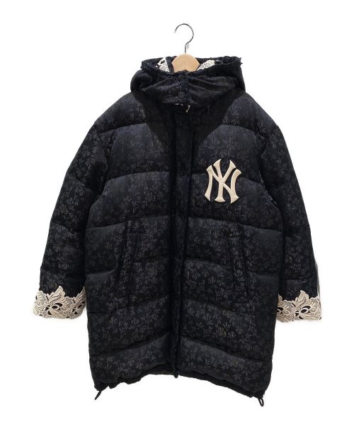 GUCCI（グッチ）GUCCI (グッチ) ヤンキースレースダウンコート ブラック サイズ:38の古着・服飾アイテム