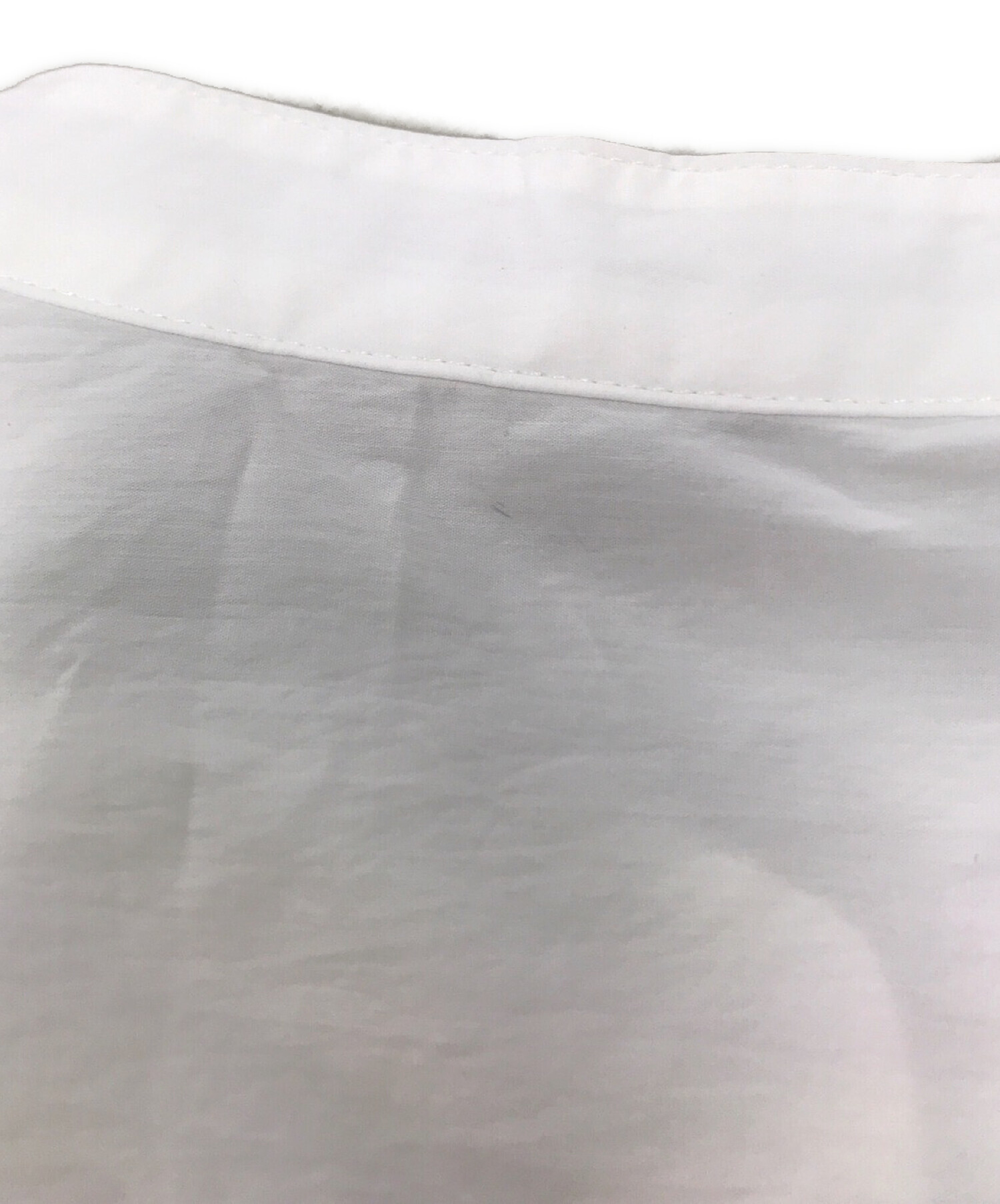 UN3D. (アンスリード) バックギャザーシャツ ホワイト サイズ:F