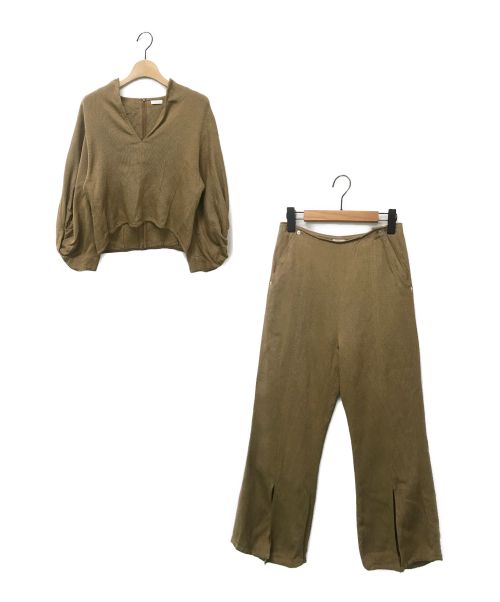 SEEALL（シーオール）SEEALL (シーオール) セットアップ ブラウン サイズ:38の古着・服飾アイテム