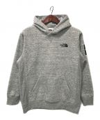 THE NORTH FACE（）の古着「Square Logo Hoodie」｜グレー
