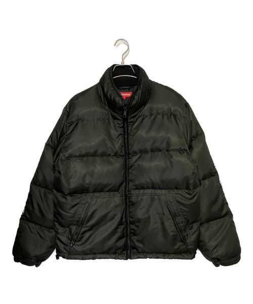 SUPREME（シュプリーム）SUPREME (シュプリーム) Reflective Sleeve Logo Puffy Jacket ブラック サイズ:Sの古着・服飾アイテム