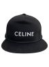 CELINE (セリーヌ) ロゴキャップ ブラック サイズ:M：32800円