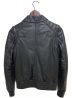 DIOR HOMME (ディオール オム) 2wayバイカーレザージャケット ブラック サイズ:40：57800円