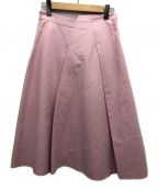 DRAWER（ドゥロワー）の古着「アシンメトリースカート」｜ピンク