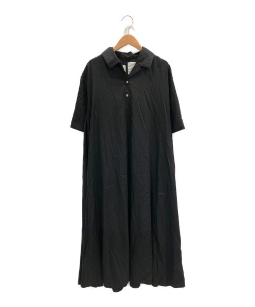 foufou（フーフー）foufou (フーフー) 半袖シャツワンピース ブラック サイズ:1の古着・服飾アイテム