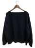 Maison Margiela (メゾンマルジェラ) オーバーサイズスウェットシャツ ブラック サイズ:48：24800円