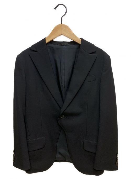 Y's（ワイズ）Y's (ワイズ) ウールギャバ スペンサージャケット ブラック サイズ:1の古着・服飾アイテム