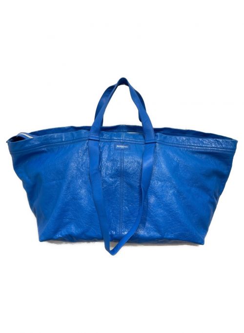 BALENCIAGA（バレンシアガ）BALENCIAGA (バレンシアガ) CARRY SHOPPER L ブルー サイズ:Lの古着・服飾アイテム