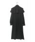 ENFOLD (エンフォルド) ストレッチツイル BLOUSE DRESS ブラック サイズ:38：30800円