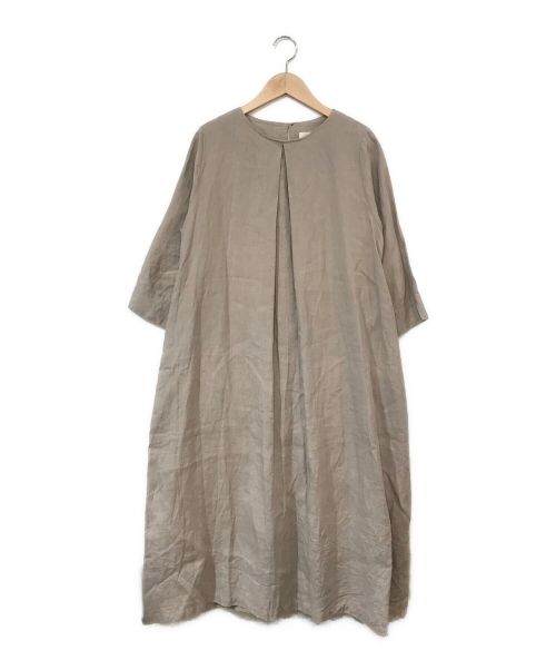 中古 古着通販 Ina イナ リネンワンピース ベージュ サイズ Free ブランド 古着通販 トレファク公式 Trefac Fashion