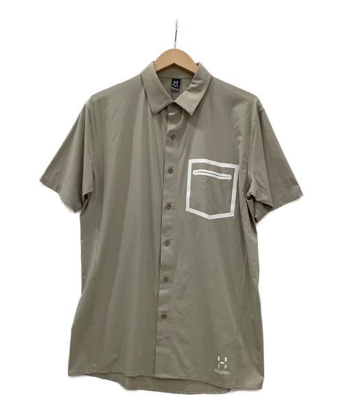 HAGLOFS（ホグロフス）HAGLOFS (ホグロフス) HAGLOFS　Dry Stretch Shirts ベージュ サイズ:Sサイズの古着・服飾アイテム