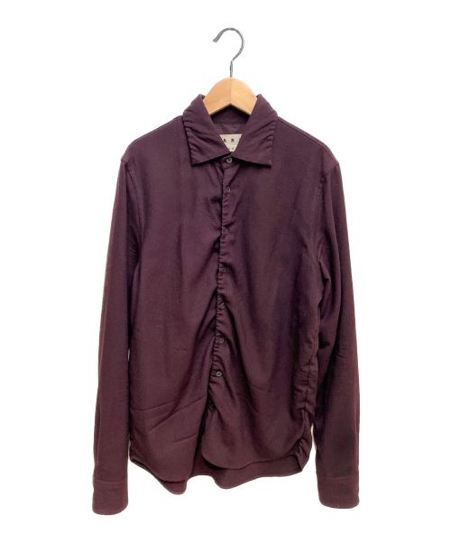 MARNI（マルニ）MARNI (マルニ) ウールシャツ ボルドー サイズ:46の古着・服飾アイテム
