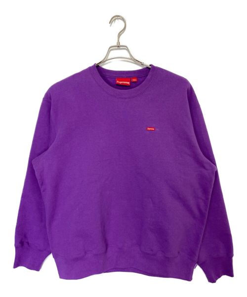 SUPREME（シュプリーム）SUPREME (シュプリーム) Small Box Crewneck Sweater パープル サイズ:Lの古着・服飾アイテム
