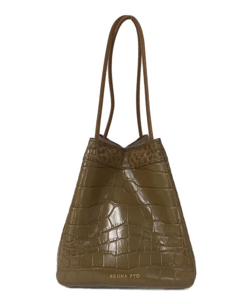 REJINA PYO（レジーナ ピョウ）REJINA PYO (レジーナ ピョウ) Rita croc-effect leather bucket bag ブラウン サイズ:-の古着・服飾アイテム