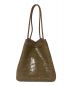 REJINA PYO（レジーナ ピョウ）の古着「Rita croc-effect leather bucket bag」｜ブラウン