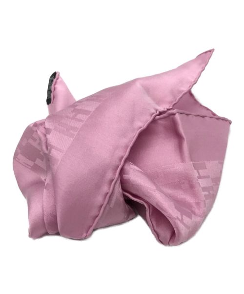 HERMES（エルメス）HERMES (エルメス) ポケットチーフ ピンクの古着・服飾アイテム