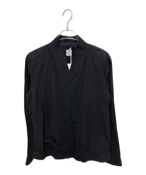 SASQUATCHfabrix.（サスクワッチファブリックス）SASQUATCHfabrix. (サスクワッチファブリックス) SENSOU WA-NECK SHIRT ブラック サイズ:Mの古着・服飾アイテム