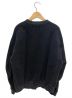doublet (ダブレット) DISGUISE EMBROIDERY SWEAT SHIRT ブラック サイズ:S：5800円