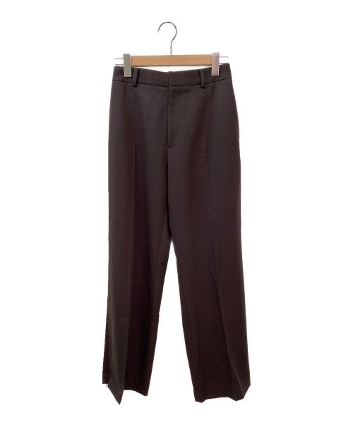 Lisiere（リジェール）Lisiere (リジエール) Side ZIP Pants ブラウン サイズ:38の古着・服飾アイテム