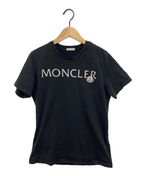 MONCLER（モンクレール）MONCLER (モンクレール) 21SS ロゴTシャツ ブラック サイズ:Ｍの古着・服飾アイテム