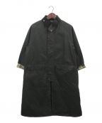 Barbour（バブアー）の古着「OVERSIZE WAX BURGHLEY」｜ブラック