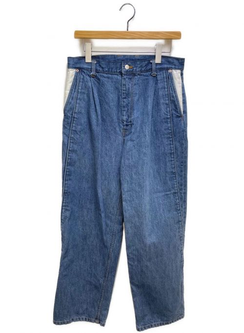 stein（シュタイン）stein (シュタイン) 22SS Reconstruction Wide Denim Jeans インディゴ サイズ:Sの古着・服飾アイテム