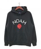 Noah（ノア）の古着「ローズプリントプルオーバーパーカー」｜ブラック