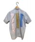 COMME des GARCONS SHIRT (コムデギャルソンシャツ) マルチカラーパネルストライプシャツ ブルー×ピンク サイズ:L：13800円