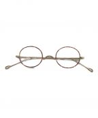 金子眼鏡（カネコメガネ）の古着「眼鏡」｜シャンパンゴールド