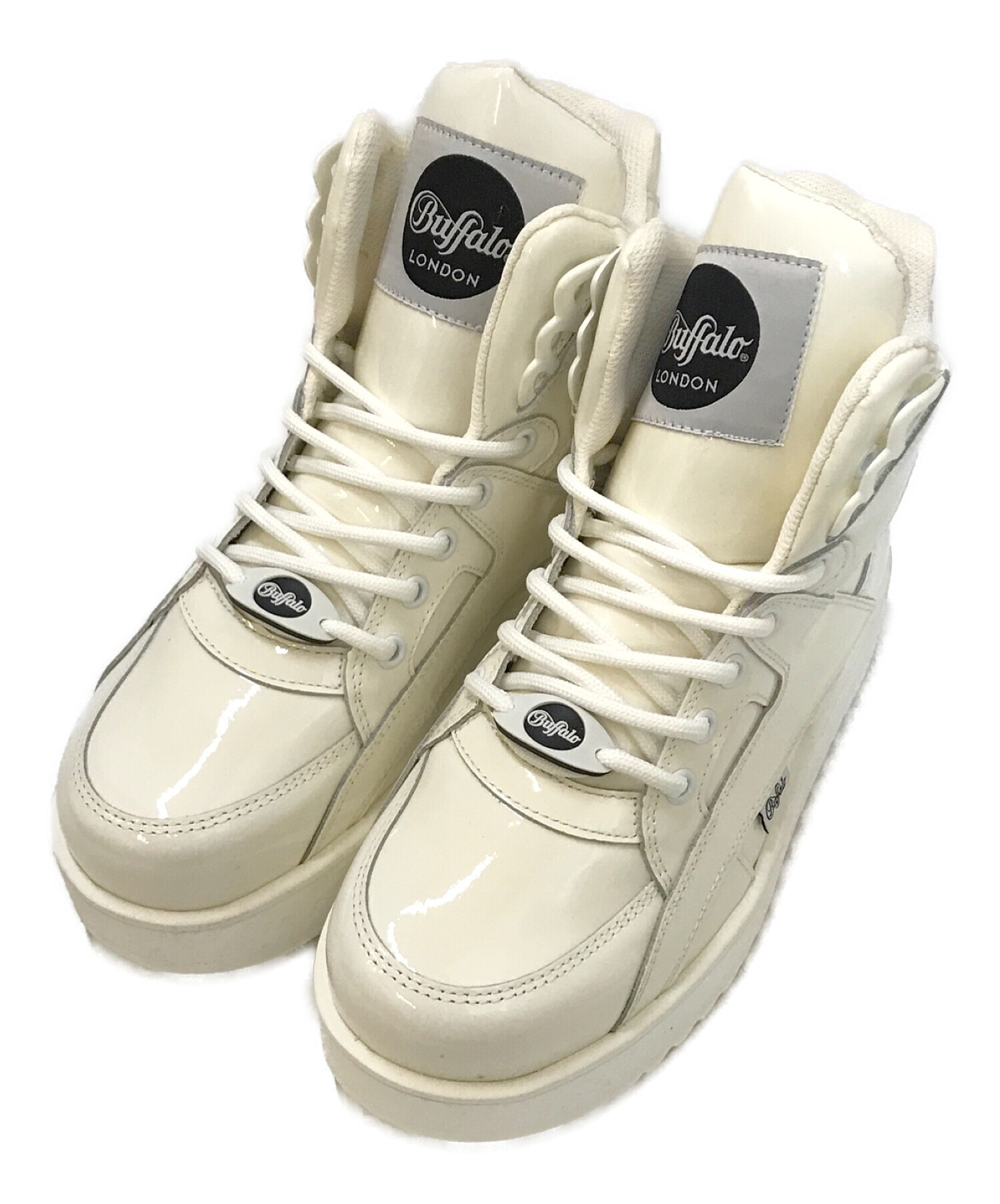 日本限定 関税 送料込 London 厚底ハイカットスニーカー 可愛い Buffalo 靴 シューズ Colegioellenwhite Edu Sv