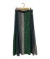 UNITED ARROWS TOKYO (ユナイテッドアローズトウキョウ) マルチプリントラップスカート グリーン サイズ:40：4800円