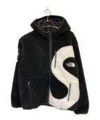 SUPREMEシュプリーム）の古着「S Logo Fooded Fleece Jacket」｜ブラック