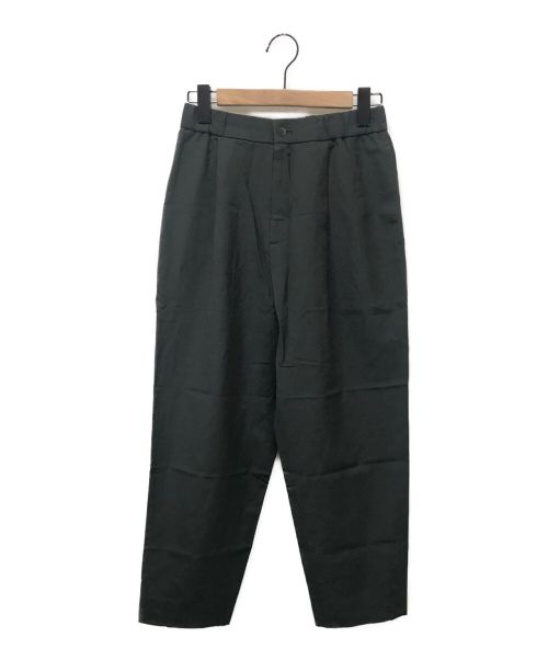 ATON（エイトン）ATON (エイトン) easy tapered pants ダークグリーン サイズ:02の古着・服飾アイテム