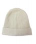 CELINE (セリーヌ) エンブロイダリーニット帽 ホワイト サイズ:TU（Free）：31800円