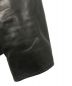 中古・古着 ISABEL MARANT ETOILE (イザベルマランエトワール) GRINLY JACKET / ラムレザーノーカラージャケット ブラック サイズ:36：15000円