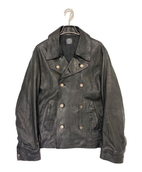 Porter Classic（ポータークラシック）Porter Classic (ポータークラシック) Goat Leather Jacket ブラック サイズ:Lの古着・服飾アイテム