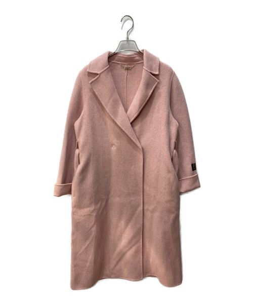自由区（ジユウク）自由区 (ジユウク) FEMININE REVER COAT ピンク サイズ:34の古着・服飾アイテム