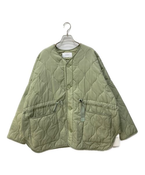 ASTRAET（アストラット）ASTRAET (アストラット) ノーカラーキルティングジャケット オリーブ サイズ:FREE 未使用品の古着・服飾アイテム