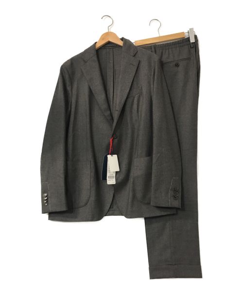 LARDINI（ラルディーニ）LARDINI (ラルディーニ) EASYWEAR 3Bパッカブルスーツ ブラウン サイズ:50 未使用品の古着・服飾アイテム