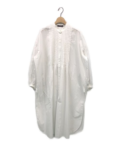 TOMORROW LAND（トゥモローランド）TOMORROW LAND (トゥモローランド) フロントタックチュニックシャツ ホワイト サイズ:36の古着・服飾アイテム