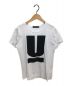 UNDERCOVER（アンダーカバー）の古着「UロゴプリントTシャツ」｜ホワイト