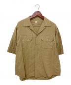 KAPTAIN SUNSHINE（キャプテンサンシャイン）の古着「Open Collar SS Shirt」｜カーキ