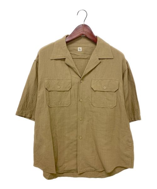 KAPTAIN SUNSHINE（キャプテンサンシャイン）KAPTAIN SUNSHINE (キャプテンサンシャイン) Open Collar SS Shirt カーキ サイズ:40の古着・服飾アイテム