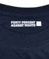 中古・古着 FORTY PERCENTS (フォーティーパーセント) Tシャツ ネイビー サイズ:SIZE L：2980円