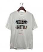 doubletダブレット）の古着「HIDDEN MESSAGE EMBROIDERY T-SHIRT」｜ホワイト